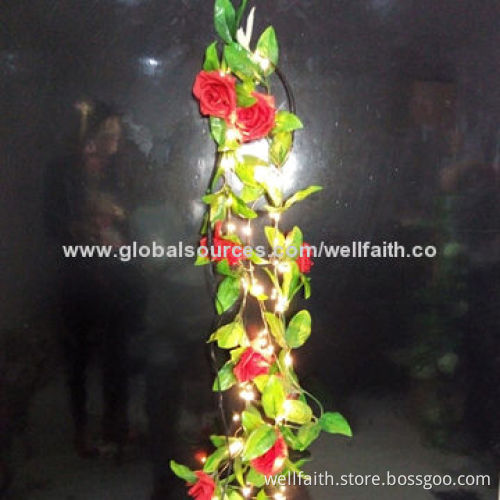 Wedding LED Battery String Light with Flashing Seductive Christmas Wreath